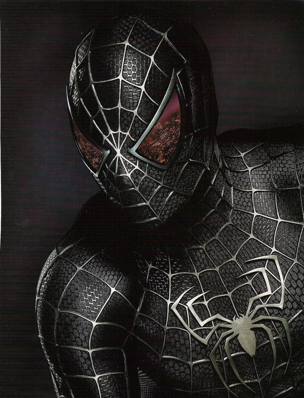 spiderman costume black  Spiderman Black Costume